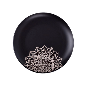 Тарілка десертна Kora 20,5см JH2068-1 чорний LIMITED EDITION