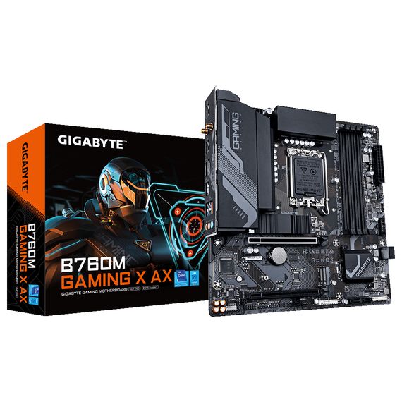 Материнська плата GIGABYTE B760M GAMING X AX | Зображення 1