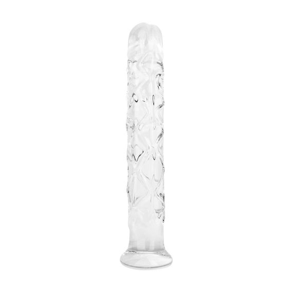 Стеклянный фаллоимитатор Gildo Textured Glass Dildo No. 36 Sex Aura | Зображення 4