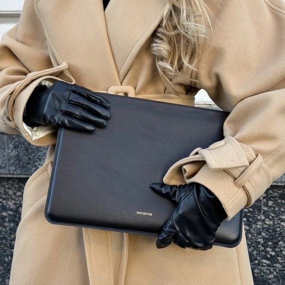 Чохол для ноутбука класичний Incarne Cline для MacBook Air 13" 2018-2025 cline-black-air-13 чорний | Зображення 7
