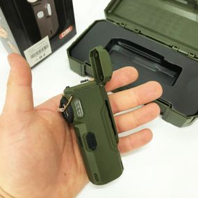 Вічна запальничка usb з акумулятором D51-COB, Сенсорна запальничка з зарядкою від юсб FI-11