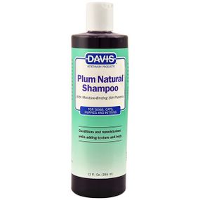 Davis Plum Natural шампунь с протеинами шелка для собак и кошек, 355 мл