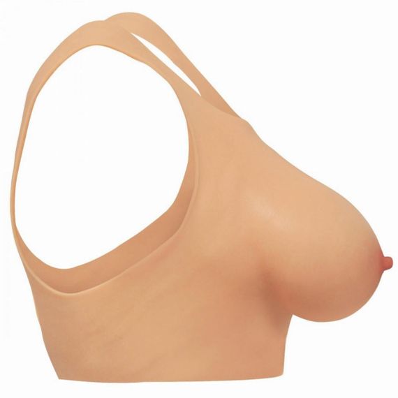 Накладная силиконовая грудь Master Series Perky Pair D-Cup Silicone Breasts, Телесный