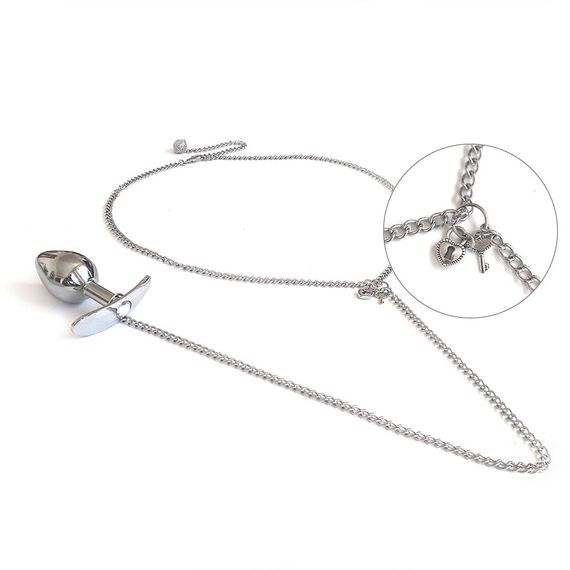 Прикраса на тіло Art of Sex - Long Wear з металевою анальною пробкою М | Зображення 2