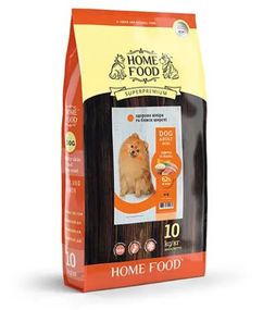 Home Food Сухий корм для собак дрібних порід для здорової шкіри і блиску шерсті 10 кг
