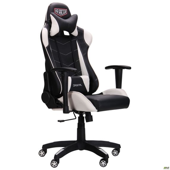 Кресло геймерское Amf VR Racer Blade черныйбелый | Зображення 3