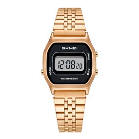 Жіночий годинник Skmei 2651RG Rose Gold у кольорі рожеве золото з металевим браслетом