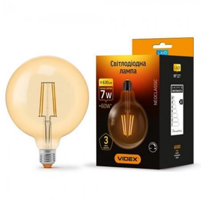 Лампа G45 4W E14 4100К 220V Filament LED Videx