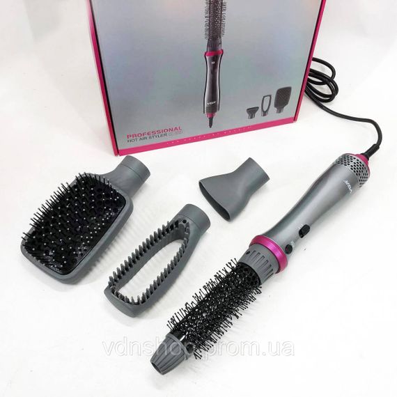 Фен для волос 2 режима температуры, Электрофен для волос с дополнительными насадками JQ-78 | Зображення 2