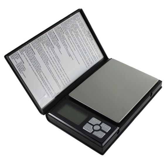 Ювелірні електронні ваги з екраном, 0,01-500 гр, Notebook Series / Кишенькові ваги у вигляді книжки | Зображення 3