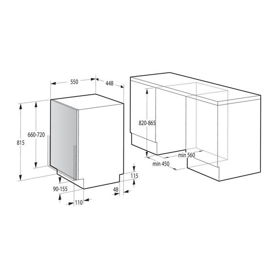 Посудомийна машина Gorenje GV520E15 | Зображення 4