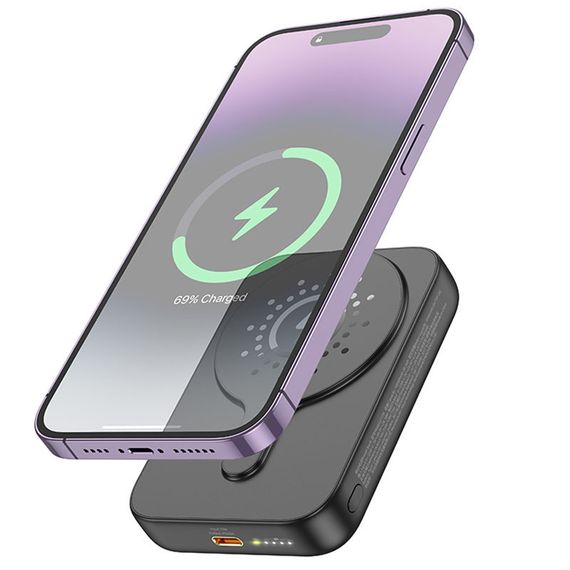 Портативний ЗП Power Bank Hoco J117 Esteem PD20W з БЗП 5000 mAh Black | Зображення 2