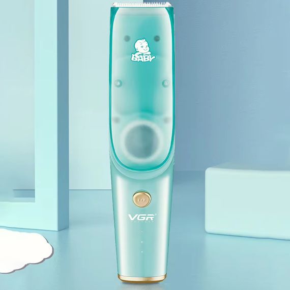 Машинка для стрижки дітей VGR V-151 Baby · Дитяча машинка – тример для стрижки м'якого волосся з низьким рівнем шуму | Зображення 1
