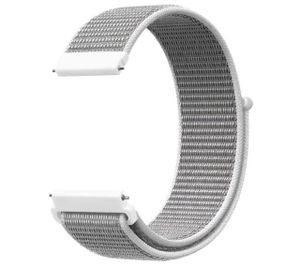 Нейлоновий ремінець для годинника Motorola Moto 360 2nd gen (42 mm ) White