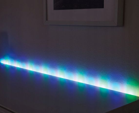 Стрічка світлодіодна RGB 1 м + джерело живлення з перемикачем, Livarno, Німеччина | Зображення 1