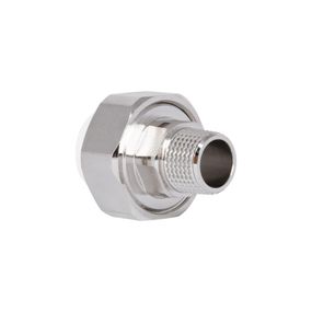 Сгон "Американка" латунная со сварной головкой PPR Blue Ocean "Белый" 20х1/2" НР