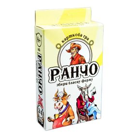 Настільна гра Strateg "Ранчо", українською мовою (30220)