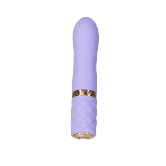 Розкішний вібратор Pillow Talk Flirty Purple Special Edition, Сваровскі, пов’язка на очі+гра | Зображення 2