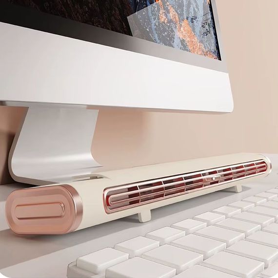 Настільний вентилятор F3 Tower Fan 3 speeds with battery 1200 mAh Biege | Зображення 5