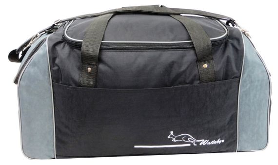 Спортивная сумка 59L Wallaby, Украина черная с серым | Зображення 1