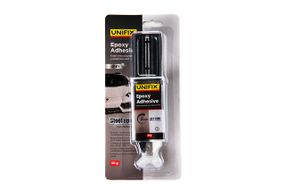 Клей эпоксидный для металла Unifix - 30г шприц серый (940031)