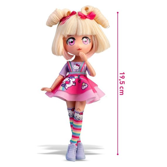 Дитяча лялька "Цукерка Єдиноріг" 4SF Manga Dolls HKTF0400 серії "Hello Kitty" | Зображення 7