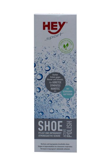 Водовідштовхуюче просочення для взуття HeySport Activ-Polish 75ml, Чорний