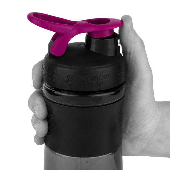 Шейкер спортивний (пляшка) BlenderBottle SportMixer 28oz/820ml Black/Pink (Original) | Зображення 3