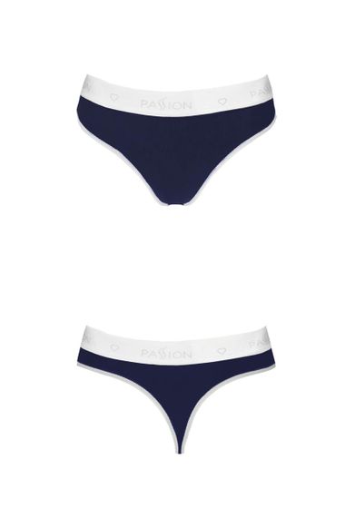 Спортивные трусики-стринги Passion PS007 PANTIES S, navy blue sexstyle | Зображення 1