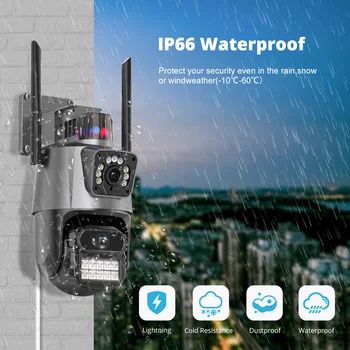 Вулична охоронна WiFi камера відеоспостереження Dual Lens 8MP Anran AR-C2M-W (234568441_1135) | Зображення 5