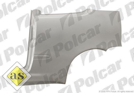 Заднє крило Fiat Seicento '98-10 праве (Polcar)