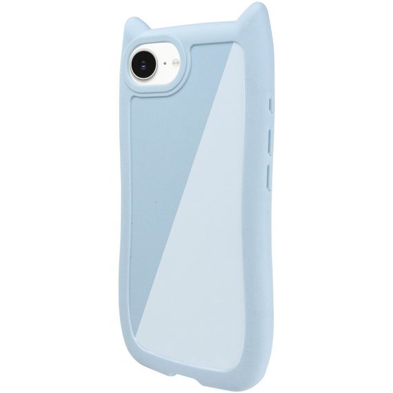 Чохол TPU GETMAN Cat with straps для Apple iPhone 16e (6.1") Blue | Зображення 1