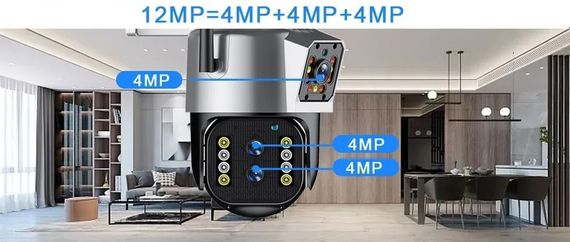 Камера відеоспостереження PTZ Full HD 3L V30 V380 XPRO (44775-3L-V30_1151) | Зображення 4