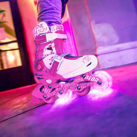 Роликовые коньки Neon Inline Skates Розовый (Размер 30-33) (NT07P4) | Зображення 4