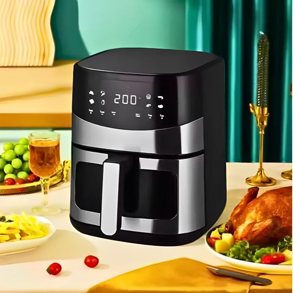 Аэрогриль Rainberg RB-2295 3800вт. чаша на 8.5 литров, разные температурные режимы | Зображення 6