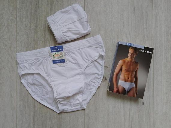 Труси сліпи чоловічі білі набір