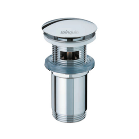 Клапан донний для раковини Click-Clack 100-119мм Ø1¼" з переливом Wirquin