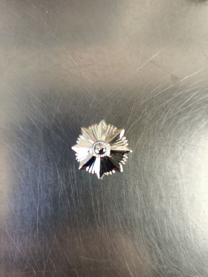 Зірка Поліція нового зразку срібна / пластик | Зображення 4