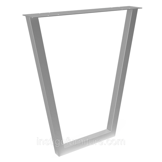 Комплект опор для столу з металу 630×100mm, H=730mm (профільна труба: 40x40mm) Сірий | Зображення 5