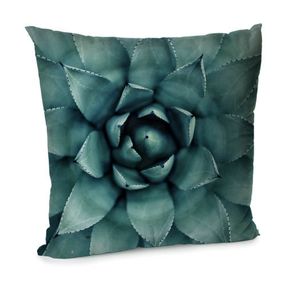 Подушка диванная с бархата Сукуленты 45x45 см (45BP_URB038)