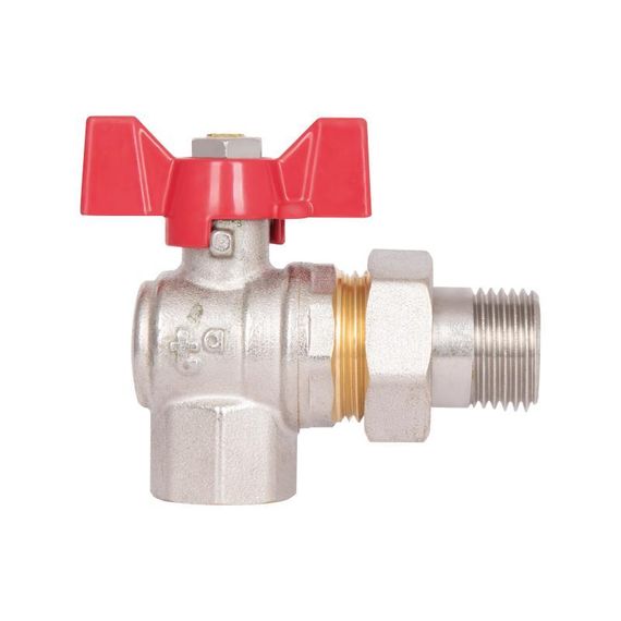 Кран кульовий "Американка" Thermo Alliance Standart кутовий 1/2" ВЗ SD222W15 | Зображення 4