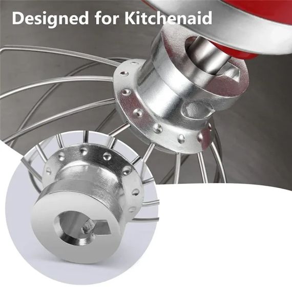 Проволочный венчик для миксера Kitchenaid 5QT Lift и 6QT, нержавеющая сталь