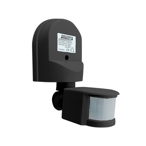 Датчик движения ДР 02 черный 1200Вт 180град 12м IP44 Ny95502874