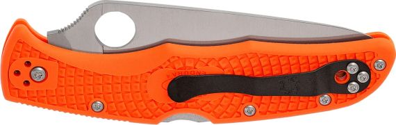 Ніж Spyderco Endura4 Flat Ground. Колір: помаранчевий | Зображення 1