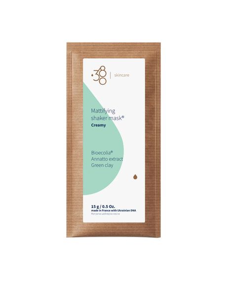 Мотивирующая шейкерная маска 380 Skincare Mattifying shaker mask (15 g)
