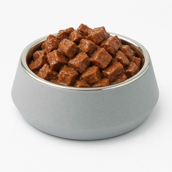 Миска Swastic STONE для собак бамбукова 470 мл біла | Зображення 1