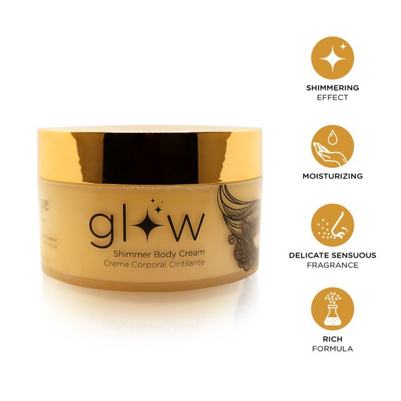 Крем-шимер для тіла Orgie – Glow Shimmering Body Cream (250 мл), чуттєвий аромат, зволоження | Зображення 3