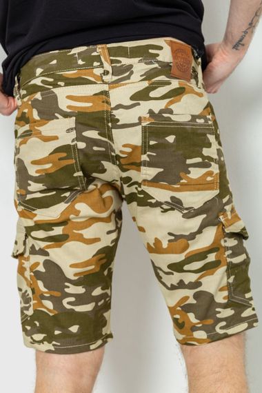 Шорти чоловічі камуфляж, колір хакі, 157RP300-4 | Зображення 3