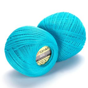 YarnArt IRIS Ирис № 923 бирюзовый Пряжа мерсеризованный хлопок нитки для вязания