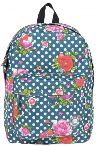 Легкий женский рюкзак в горошек с цветами 13L Paso 17-780D | Зображення 1